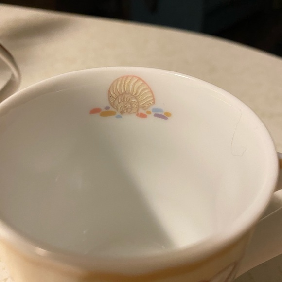 2 Coffee Cups Shell Collage by Artist Marie Ryan Inhesion Giftware - Picture 14 of 14